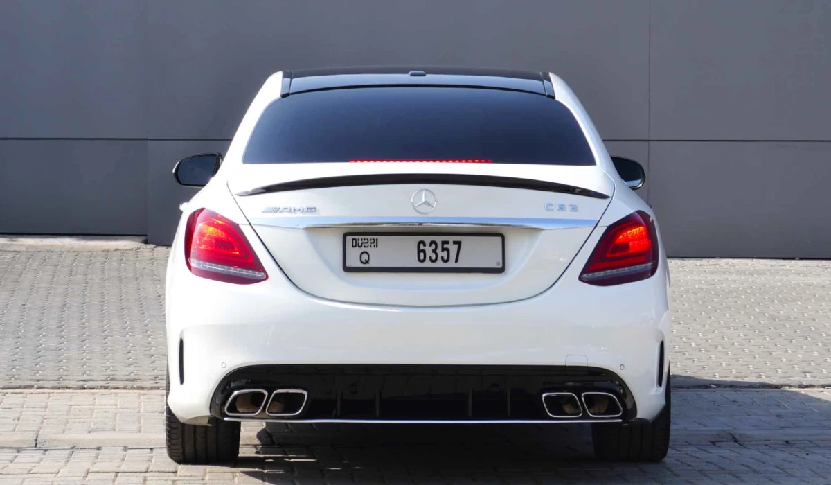 Mercedes Benz AMG C63 Rental in Dubai image 540