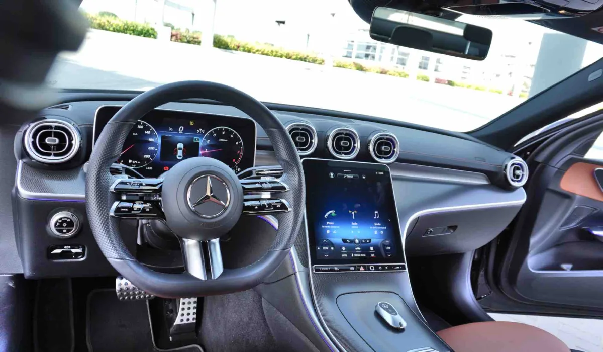 Rent Mercedes Benz C200 2022 in Dubai image 563
