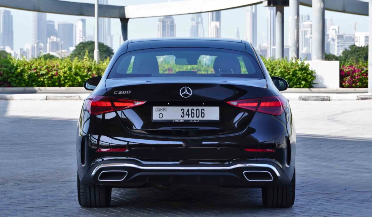 Rent Mercedes Benz C200 2022 in Dubai image 561