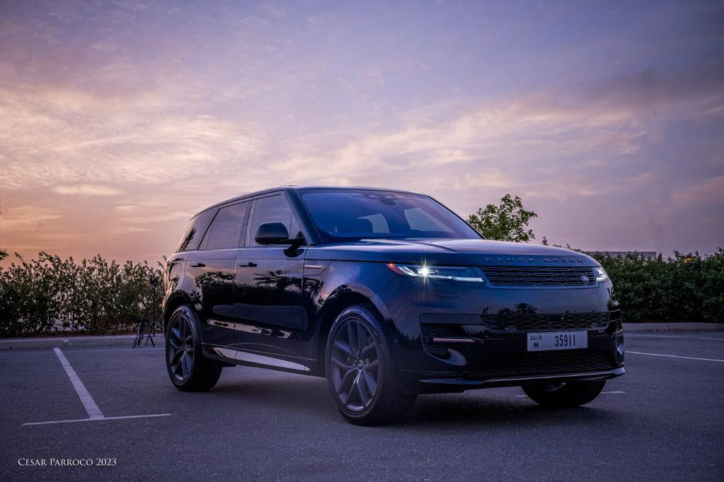 black Range Rover Sport 2024 for rent in Dubai