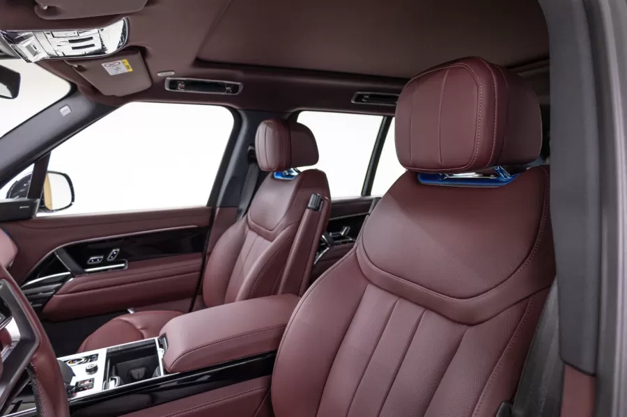 beige Range Rover Vogue V8 2024 for rent in Dubai